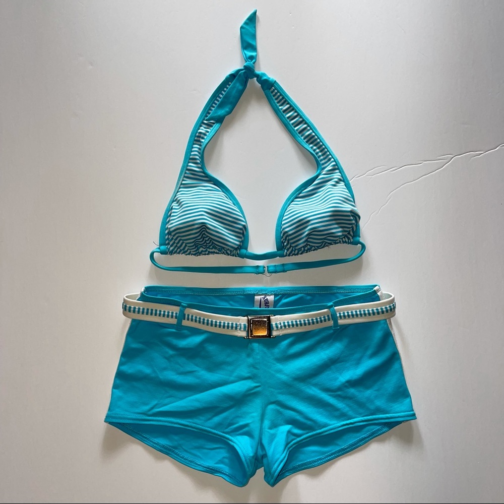 Vintage 90’s Stripe Bikini Set